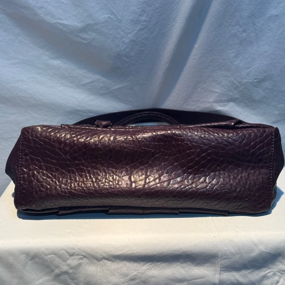Chic Purple Handbag and Wallet Set